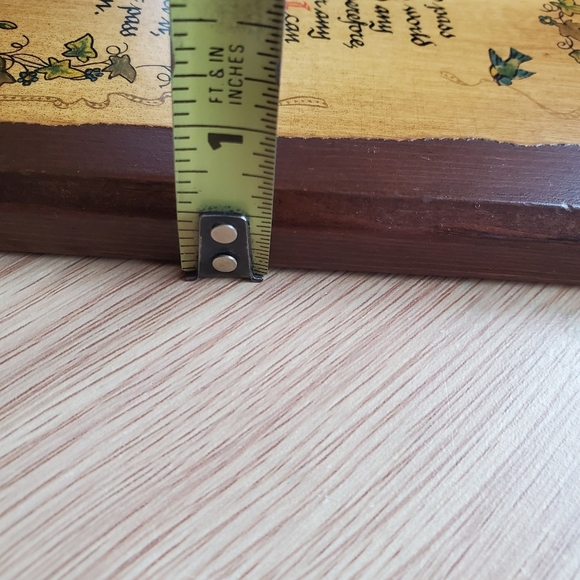 Decorative Wooden Plaque with Steven Grellet I Expect To Pass Quote - Picture 7 of 7